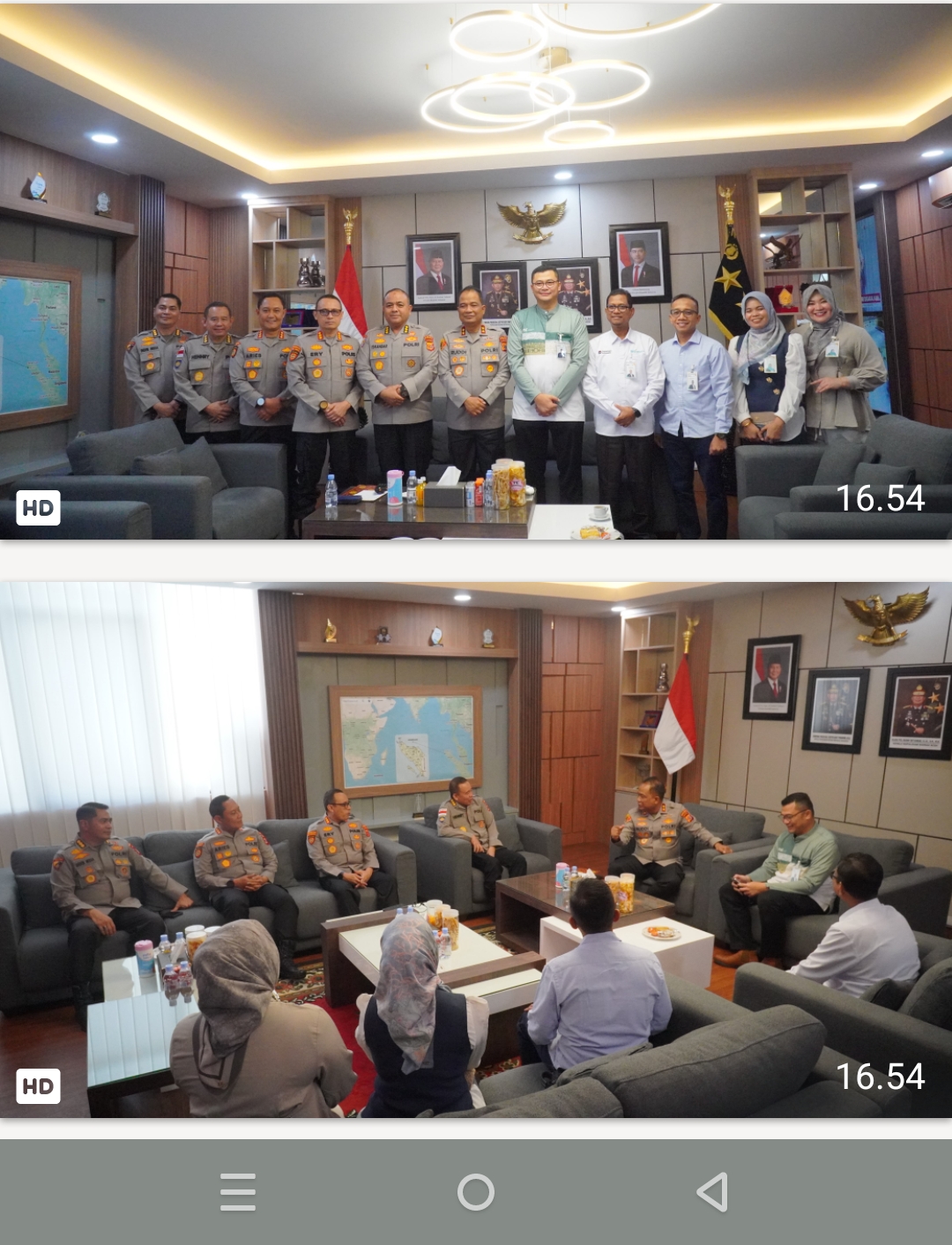 Kapolda Aceh Terima Silaturahmi Regional CEO PT Bank Syariah Indonesia Regional Office Aceh